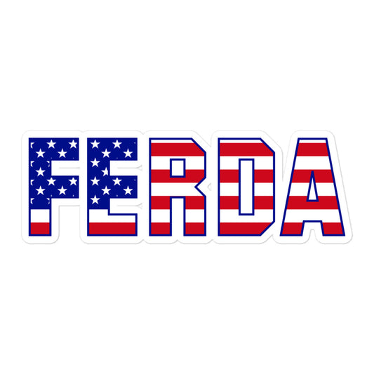 FERDA USA Bubble-free Stickers