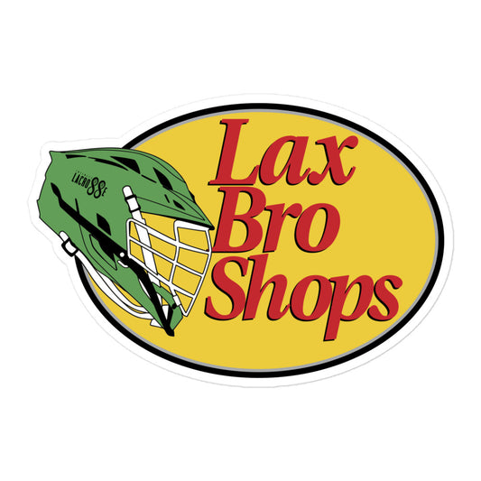 Lax Bro Shops Sticker