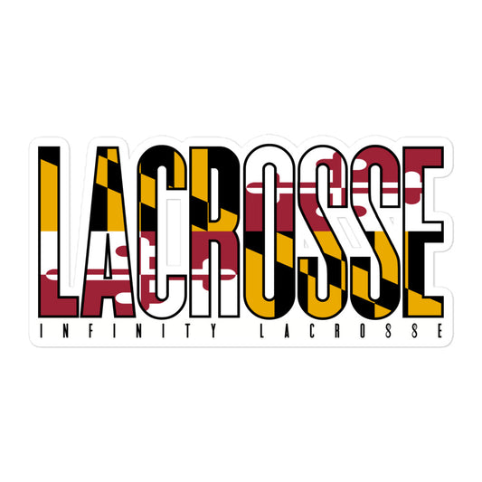 Maryland Flag Lacrosse Sticker