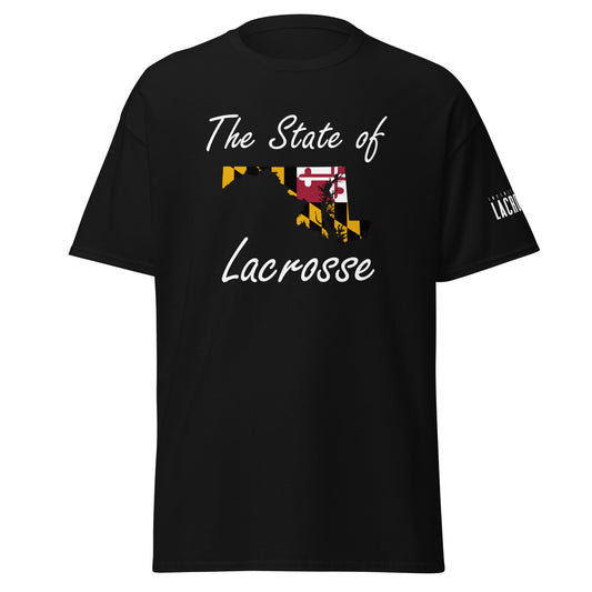 The State of Lacrosse Maryland Unisex T-Shirt