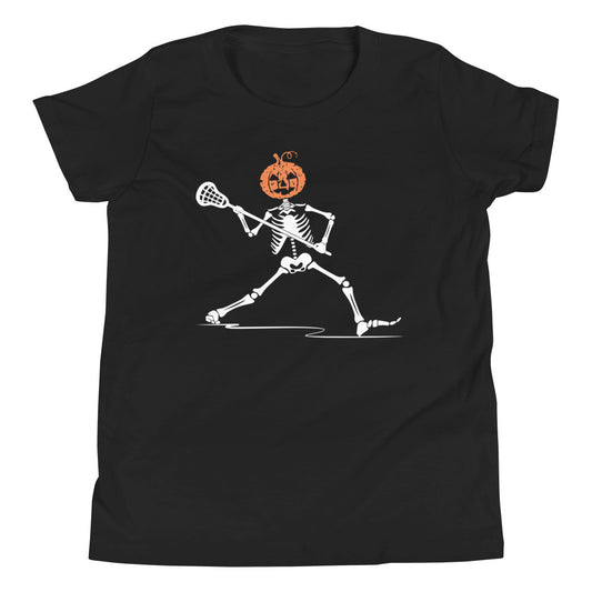 Pumpkin Head Skeleton Youth T-Shirt