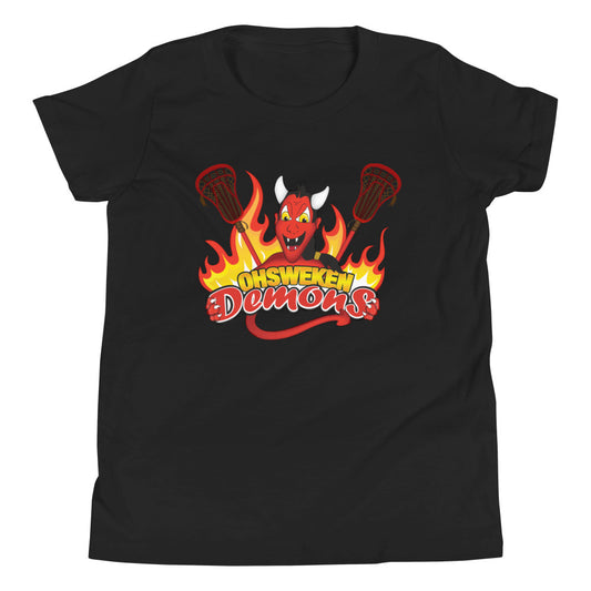 Ohsweken Demons Vintage Lacrosse Youth T-Shirt